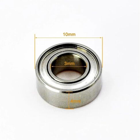 محامل السيراميك الهجينة S623ZZ من الفولاذ المقاوم للصدأ 623 ZZ 3X10X4MM ملم بكرات الصيد الداخلية Bore 3 مم محامل الكرة المصغرة 2/10pcs (10pcs) in Saudi Arabia