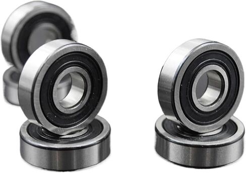 10pcs 100pcs 608 606 607 609 625 626 627 628 2RS DDU Bearings Bore 5mm 6mm 7mm 8mm 9mm rowler wheel lubericed محمل مختومة (629 2RS Premium ، 10pcs) in Saudi Arabia