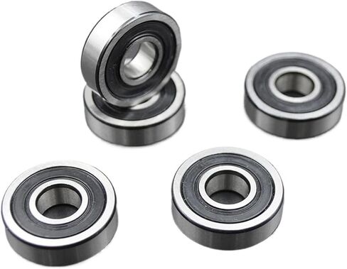 10pcs 100pcs 608 606 607 609 625 626 627 628 2RS DDU Bearings Bore 5mm 6mm 7mm 8mm 9mm rowler wheel lubericed محمل مختومة (629 2RS Premium ، 10pcs) in Saudi Arabia