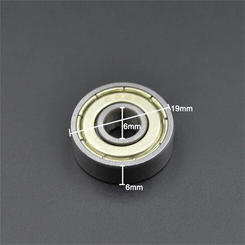 10pcs مصغرة تحمل 626 ZZ 6 * 19 * 6mm 2rs 2z DDU Chrome Steel 626zz Deep Groove Ballings (626 Zz) in Saudi Arabia