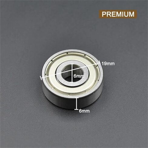 10pcs مصغرة تحمل 626 ZZ 6 * 19 * 6mm 2rs 2z DDU Chrome Steel 626zz Deep Groove Ballings (626 Zz) in Saudi Arabia