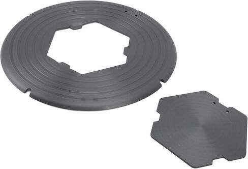Aluminum Gas Adapter Plate Heat Diffuser Plate Reducer Mystical/Fantasy Guard Coffee Milk Cookware Simmer Plate, Heat Conduction Plate for Gas Stove Protect Cookware Cookware in Saudi Arabia