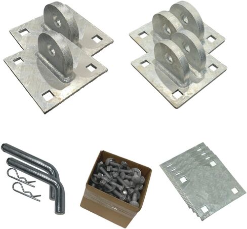 The Dock Shop - DIY Dock Kit,Hot Dipped Galvanized Fabricated 1/4" Steel Hardware, Multiple Component Types, Dock Construction Hardware in Saudi Arabia