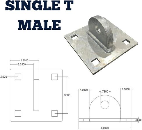 The Dock Shop - DIY Dock Kit,Hot Dipped Galvanized Fabricated 1/4" Steel Hardware, Multiple Component Types, Dock Construction Hardware in Saudi Arabia