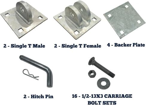 The Dock Shop - DIY Dock Kit,Hot Dipped Galvanized Fabricated 1/4" Steel Hardware, Multiple Component Types, Dock Construction Hardware in Saudi Arabia