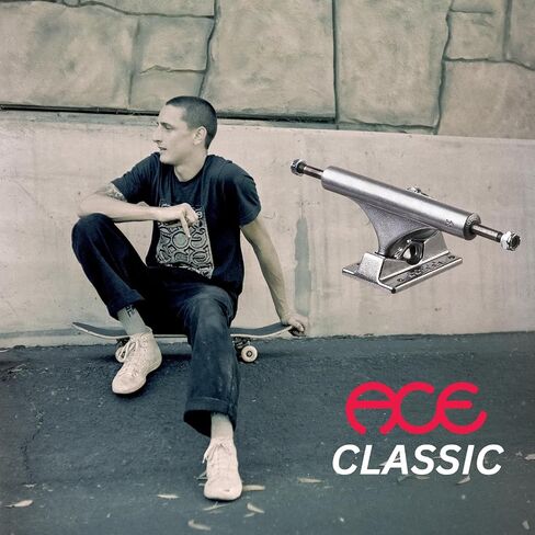 ACE Classic Skateboard Trucks – Lightweight & Durable Aluminum & Steel Axle for Smooth, Responsive Turning | Perfect for Street, Park, and Bowl Skating in Saudi Arabia