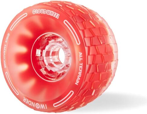 IWONDER Cloud Wheel 105mm Discovery Electric Skateboard Wheels Patented Damping Foam Core All Terrain Off Road 78A Translucent Urethane Longboard Wheels (Not Applicable to Hub Motor) in Kuwait