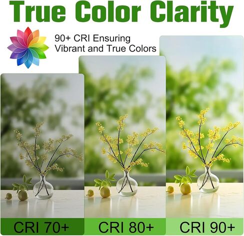 E26 Base LED Candelabra Light Bulbs 2700K Soft White, 6W, 60 watt Equivalent, E26 LED Bulb, B10 Chandelier Candle Light Bulbs, Non-Dimmable, 90+CRI, 600LM, Cear Glass, 12 Pack in Kuwait