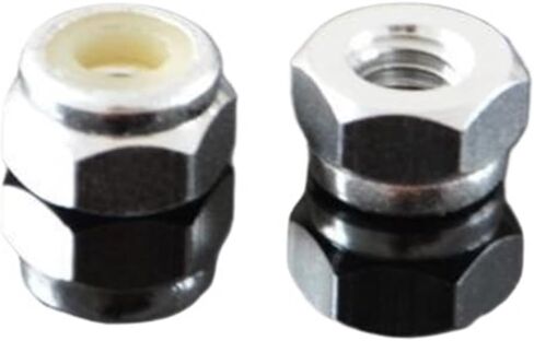 2pcs-10pcs m2 m2.5 m3 m4 m5 m6 m8 anodized متعدد الألوان ملونة من النايلون قفل القفل (الأزرق الفاتح ، m8 2pcs) in Kuwait