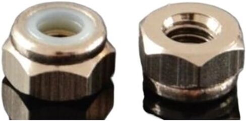 2pcs-10pcs m2 m2.5 m3 m4 m5 m6 m8 anodized متعدد الألوان ملونة من النايلون قفل القفل (الأزرق الفاتح ، m8 2pcs) in Kuwait