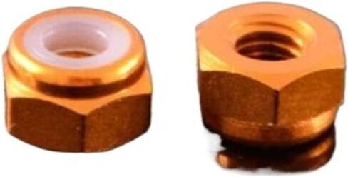 2pcs-10pcs m2 m2.5 m3 m4 m5 m6 m8 anodized متعدد الألوان ملونة من النايلون قفل القفل (الأزرق الفاتح ، m8 2pcs) in Kuwait