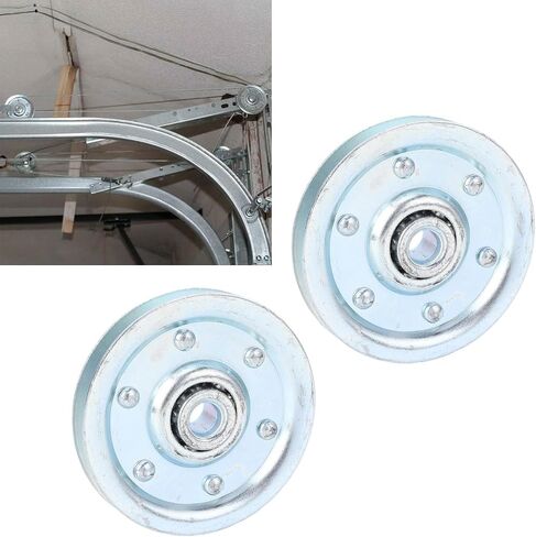 Garage Door Pulley, Heavy Duty 3 Inch 200LB Stationary Wheel Pulleys for Cables, Designed for Optimal Cable Support, Load Rating of 200LB in Saudi Arabia