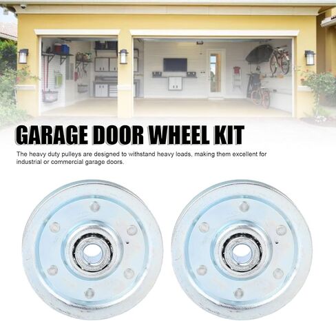 Garage Door Pulley, Heavy Duty 3 Inch 200LB Stationary Wheel Pulleys for Cables, Designed for Optimal Cable Support, Load Rating of 200LB in Saudi Arabia