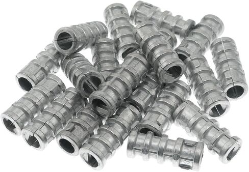 Maxmoral 20PCS Zinc Bolt Concrete Anchor 1/4x1 inch Long Masonry Anchor Hole Concrete Anchor Wood Expansion Screw Shroud for Medium Projects Shelving Window Frames Plumbing Systems in Saudi Arabia