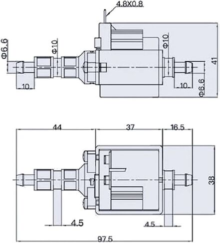 1pc JYPC-4 22W 220V Max 750ml 2.5bar Electrical Pump Solenoid Pump Electric Steam Oven Electric Steam Boiler Water Pump in Saudi Arabia