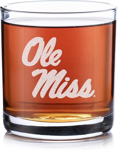 Lifetime Creations Personalized Alabama Crimson Tide Whiskey Glass - Officially Licensed, Alabama Crimson Tide Gifts, Alabama Glasses, Gifts for Men, Alabama Football Fan Graduation Gift, Made in USA in Kuwait
