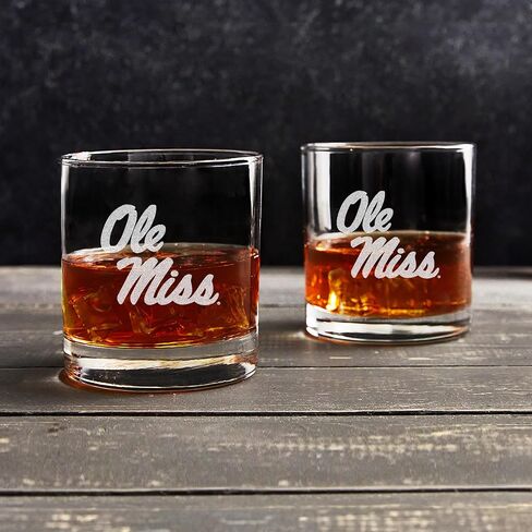 Lifetime Creations Personalized Alabama Crimson Tide Whiskey Glass - Officially Licensed, Alabama Crimson Tide Gifts, Alabama Glasses, Gifts for Men, Alabama Football Fan Graduation Gift, Made in USA in Kuwait