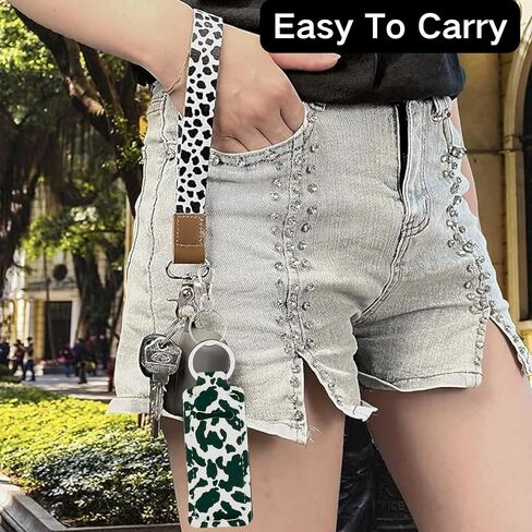 Lip Balm Holder Keychain - Lip Gloss or Lipstick Cute Lip Balm Keychain Holder with Clip, Premium Sublimation, Handmade Neoprene Gift for Women in Saudi Arabia