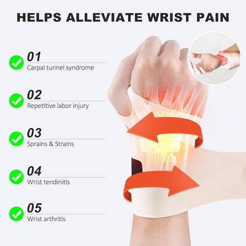 Ulnar Wrist Brace for Right & Left Hand, Ultra-Thin Elastic Wrist Wrap Compression for TFCC Tear and Repetitive Wrist Use Injury, Wrist Support for Carpal Tunnel, Tendonitis, Pain Relief (Black) in Kuwait