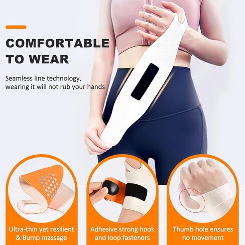 Ulnar Wrist Brace for Right & Left Hand, Ultra-Thin Elastic Wrist Wrap Compression for TFCC Tear and Repetitive Wrist Use Injury, Wrist Support for Carpal Tunnel, Tendonitis, Pain Relief (Black) in Kuwait