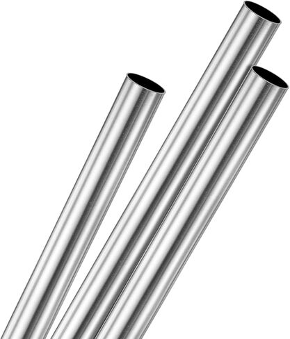 3-pack 300mm 304 أنبوب الفولاذ المقاوم للصدأ ، 6 مم OD 0.2 مم سماكة أنابيب الفولاذ المقاوم للصدأ سلس للبناء/الصياغة/DIY ، أنبوب مستقيم معدني [0.24 × 01x11.8in] in Kuwait