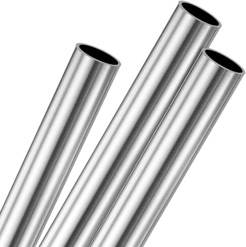 3-pack 300mm 304 أنبوب الفولاذ المقاوم للصدأ ، 6 مم OD 0.2 مم سماكة أنابيب الفولاذ المقاوم للصدأ سلس للبناء/الصياغة/DIY ، أنبوب مستقيم معدني [0.24 × 01x11.8in] in Kuwait