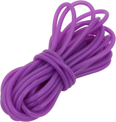 uxcell 2mm × 4 ملم ديا عالي درجة الحرارة مقاوم لأنبوب السيليكون خرطوم أنبوب المطاط الأرجواني 5 أمتار in Saudi Arabia