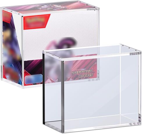 PKMN Booster Box Acrylic Case, Clear Ultra 5MM Acrylic Compatible with PKMN Booster Boxes, Dustproof Display Box in Saudi Arabia