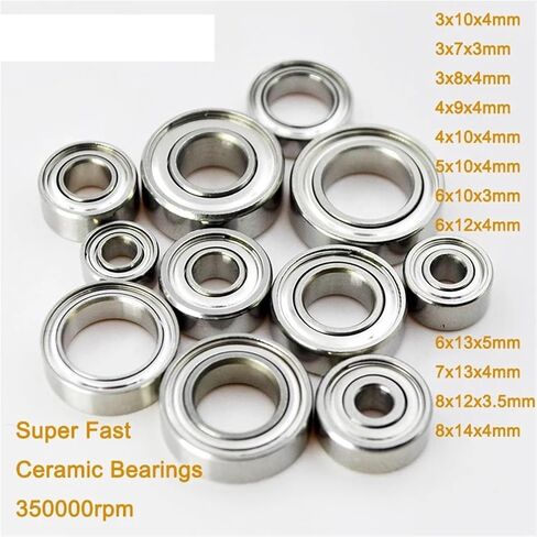 2PCS محامل سيراميك هجينة مقاوم للصدأ 683 693 684 MR104 MR115 623 ZZ Bearing (S623 3x10x4mm) in Saudi Arabia