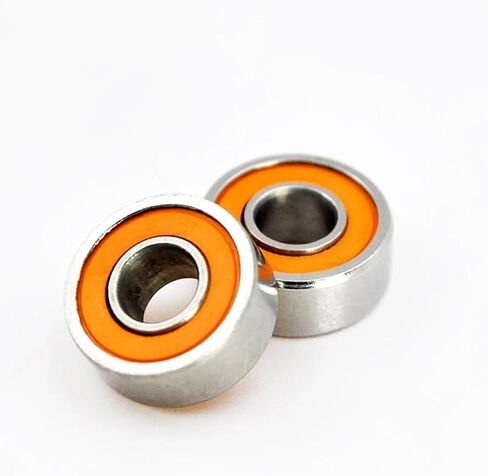 2Pcs Hybrid Ceramic Bearing Stainless Bait Casting Spinning Fishing Reels 4x10x4mm 5x8x2.5 6x12x4 8x12x3.5 Mm Mini Ball Bearings(SMR104 4X10X4mm) in Saudi Arabia