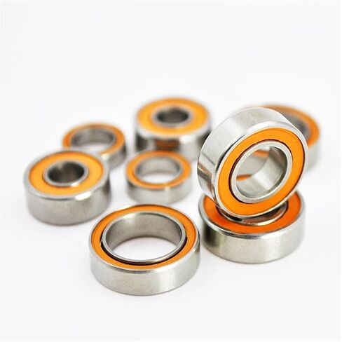 2Pcs Hybrid Ceramic Bearing Stainless Bait Casting Spinning Fishing Reels 4x10x4mm 5x8x2.5 6x12x4 8x12x3.5 Mm Mini Ball Bearings(SMR104 4X10X4mm) in Saudi Arabia