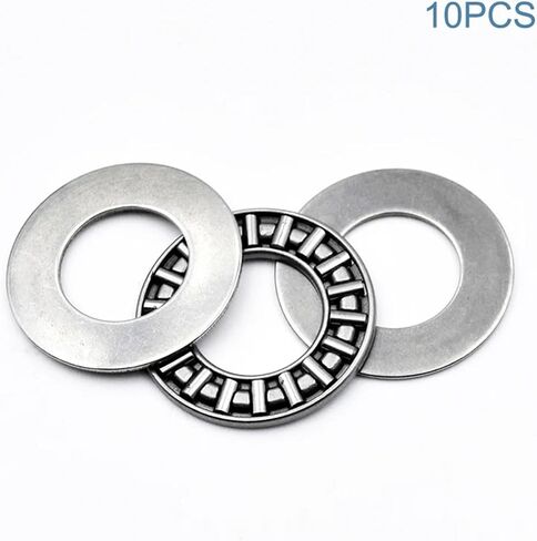 10Pcs AXK0619 0821 1024 1226 1528 1730 2035 2542 3047 3552 4060 4565 5578 2AS Thrust Needle Bearing Plain Miniature Bearings(AXK1226 2AS 12x26x4) in Saudi Arabia