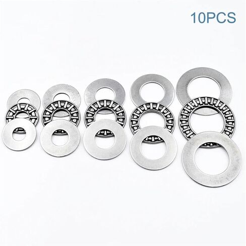 10Pcs AXK0619 0821 1024 1226 1528 1730 2035 2542 3047 3552 4060 4565 5578 2AS Thrust Needle Bearing Plain Miniature Bearings(AXK1226 2AS 12x26x4) in Saudi Arabia