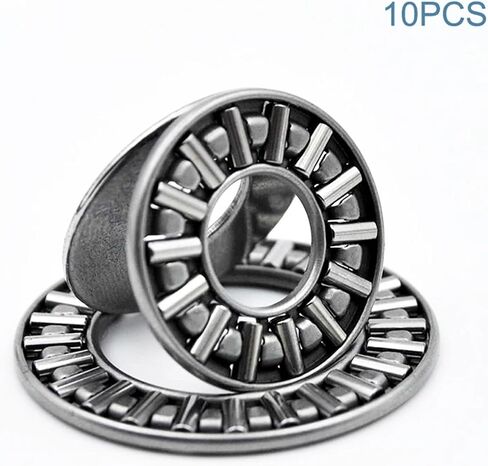 10Pcs AXK0619 0821 1024 1226 1528 1730 2035 2542 3047 3552 4060 4565 5578 2AS Thrust Needle Bearing Plain Miniature Bearings(AXK1226 2AS 12x26x4) in Saudi Arabia