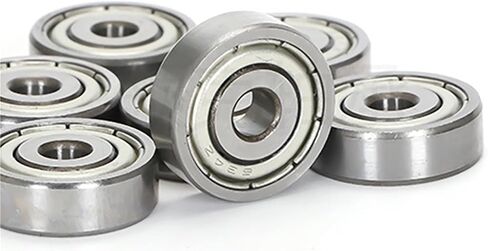 10pcs/100pcs 606zz 6 * 17 * 6mm أخدود عميق محمل 606 2z ZZ 2RS DDU 6MM Bore Chrome Steel Miniature Bearings (606 ZZ Normal ، 100pcs) in Saudi Arabia