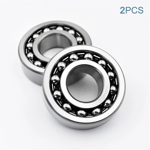 2PCS محاذاة الكرة المحاذاة الذاتي 1200 1201 1202 1203 1204 108 196 126 127 128 129 1026 1028 مصغرة محمل الكرة المزدوجة (128 (1028) 8x24x8mm) in Saudi Arabia