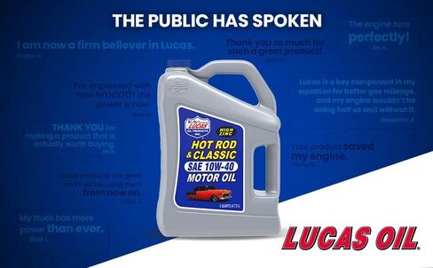 Lucas Oil 10689 Hot Rod and Classic Car SAE 20W -50 OIT - 1 QUART (حزمة 6) in Kuwait