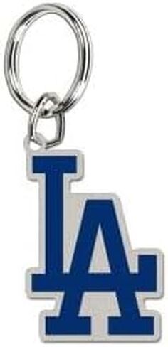 Los Angeles Dodgers Cloisonne Key Ring Carded in Saudi Arabia