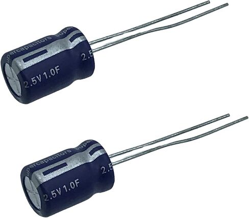 2pc متوافق مع Eaton Powerstor 2.5v 1f Super Capacitor XB Clock Capacitor ، ل XB الأصلي in Saudi Arabia