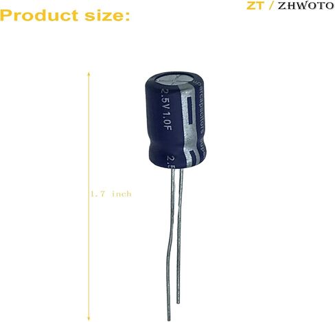 2pc متوافق مع Eaton Powerstor 2.5v 1f Super Capacitor XB Clock Capacitor ، ل XB الأصلي in Saudi Arabia