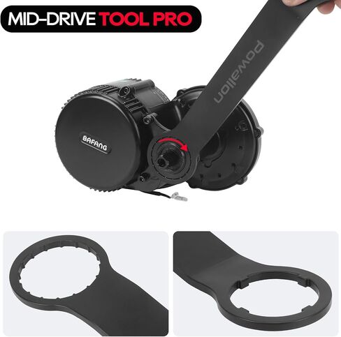 Bike Mid Drive Installation Wrench, Enhanced Removal Tool for BAFANG TONGSHENG Mid Motor, 1.77" Offset to Install/uninstall in One Go in Kuwait