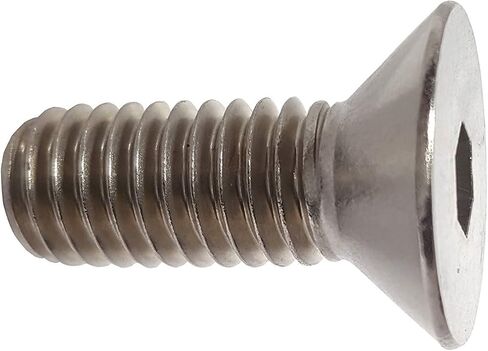5/16-24 x 3/4" Flat Head Socket Cap Screws, Allen Socket Drive, Stainless Steel 18-8, Full Thread, Bright Finish, Machine Thread, Quantity 100 by Fastenere in Saudi Arabia