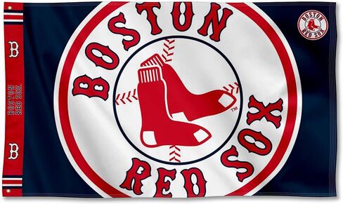 WinCraft Boston Red Sox Printed Header Flag 3x5 Banner in Saudi Arabia