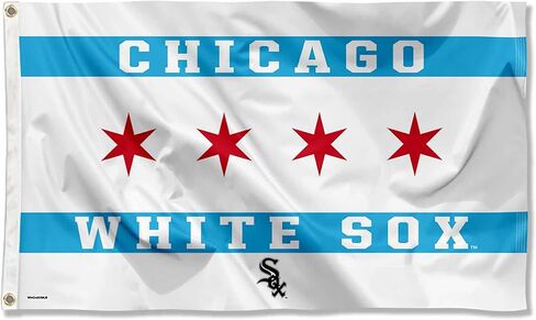WinCraft Chicago White Sox City of Chicago 3x5 Foot Grommet Banner Flag in Saudi Arabia