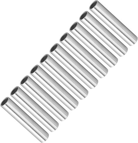 10 مم OD 8MM معرف أنبوب الألمنيوم أنبوب روبوت هيكل الأجزاء 50 مم طول 10pcs مجموعة للروبوتات in Saudi Arabia