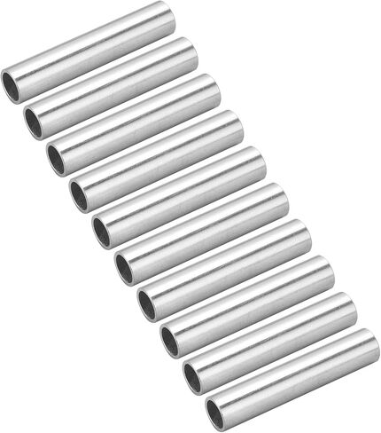 10 مم OD 8MM معرف أنبوب الألمنيوم أنبوب روبوت هيكل الأجزاء 50 مم طول 10pcs مجموعة للروبوتات in Saudi Arabia