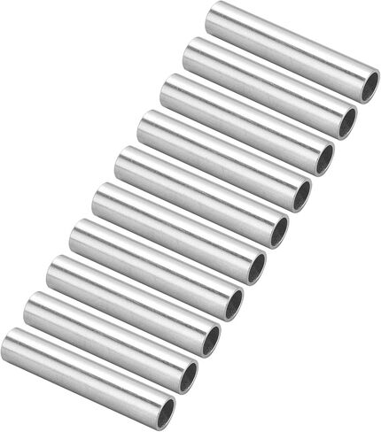 10 مم OD 8MM معرف أنبوب الألمنيوم أنبوب روبوت هيكل الأجزاء 50 مم طول 10pcs مجموعة للروبوتات in Saudi Arabia