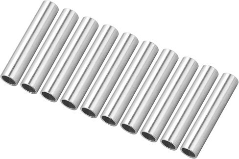 10 مم OD 8MM معرف أنبوب الألمنيوم أنبوب روبوت هيكل الأجزاء 50 مم طول 10pcs مجموعة للروبوتات in Saudi Arabia