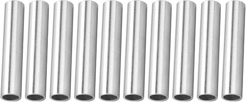 10 مم OD 8MM معرف أنبوب الألمنيوم أنبوب روبوت هيكل الأجزاء 50 مم طول 10pcs مجموعة للروبوتات in Saudi Arabia