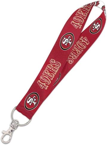 WinCraft NFL San Francisco 49ers Lanyard Key Strap, 1" in Saudi Arabia